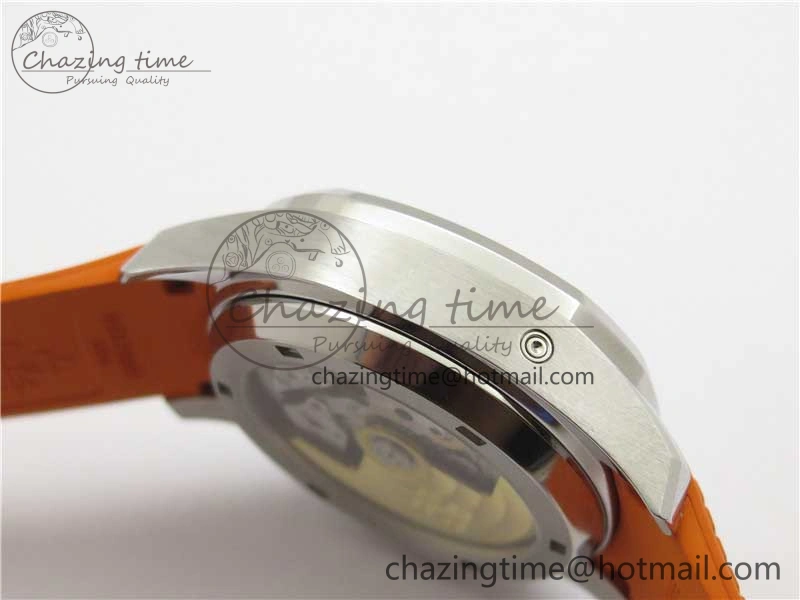 Aquanaut 5968 SS OMF Best Edition Gray Dial on Orange Rubber Strap A520