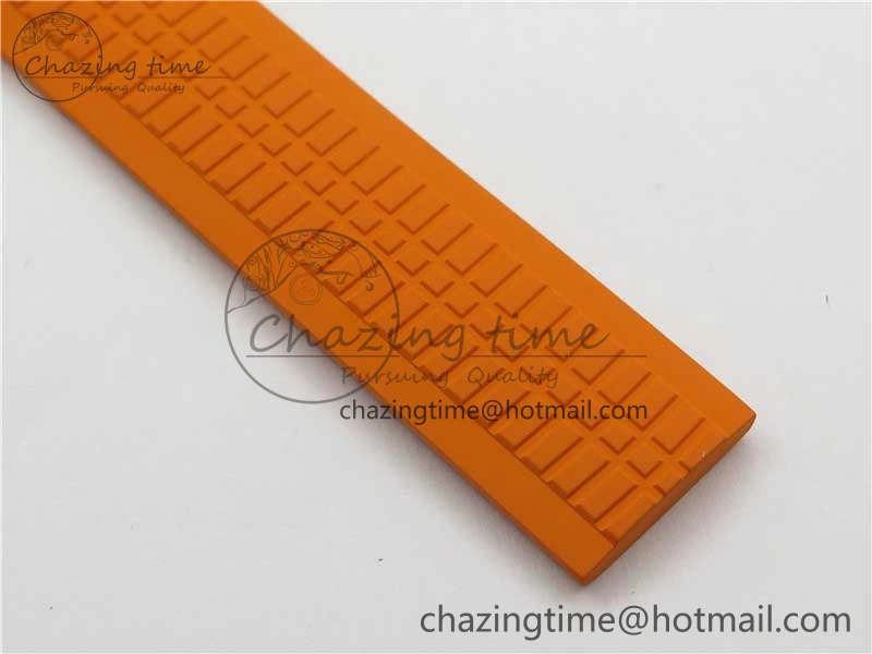 Aquanaut 5968 SS OMF Best Edition Gray Dial on Orange Rubber Strap A520