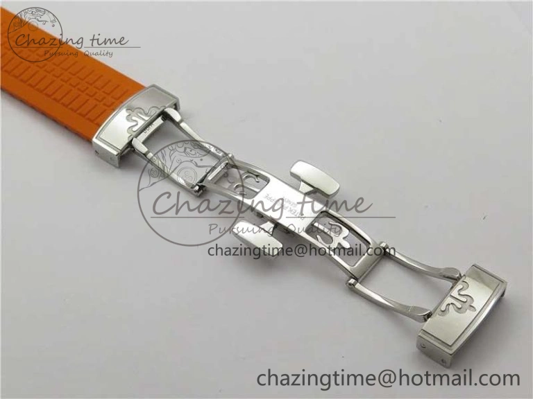 Aquanaut 5968 SS OMF Best Edition Gray Dial on Orange Rubber Strap A520