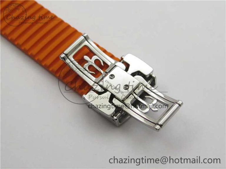 Aquanaut 5968 SS OMF Best Edition Gray Dial on Orange Rubber Strap A520