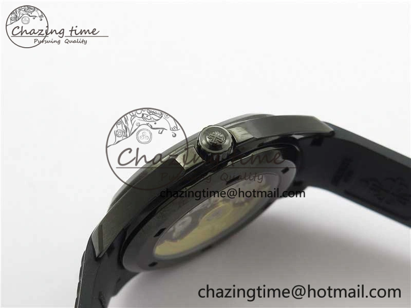 Aquanaut Black Venom DLC ZF 1:1 Best Edition Black Dial on Black Rubber Strap 324CS (Free box)