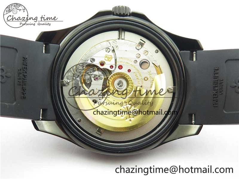 Aquanaut Black Venom DLC ZF 1:1 Best Edition Black Dial on Black Rubber Strap 324CS (Free box)