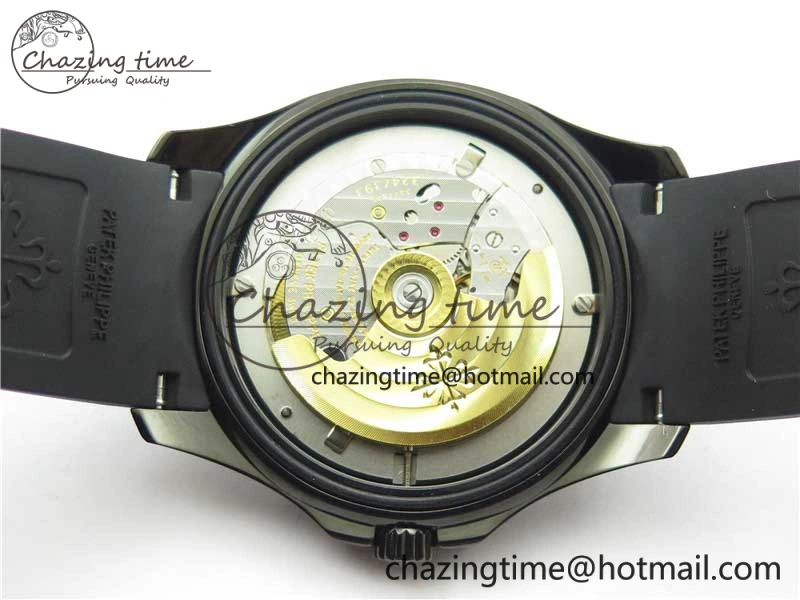 Aquanaut Black Venom DLC ZF 1:1 Best Edition Black Dial on Black Rubber Strap 324CS (Free box)