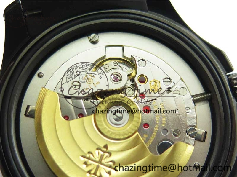 Aquanaut Black Venom DLC ZF 1:1 Best Edition Black Dial on Black Rubber Strap 324CS (Free box)
