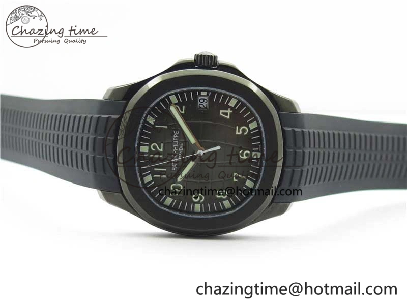 Aquanaut Black Venom DLC ZF 1:1 Best Edition Black Dial on Black Rubber Strap 324CS (Free box)