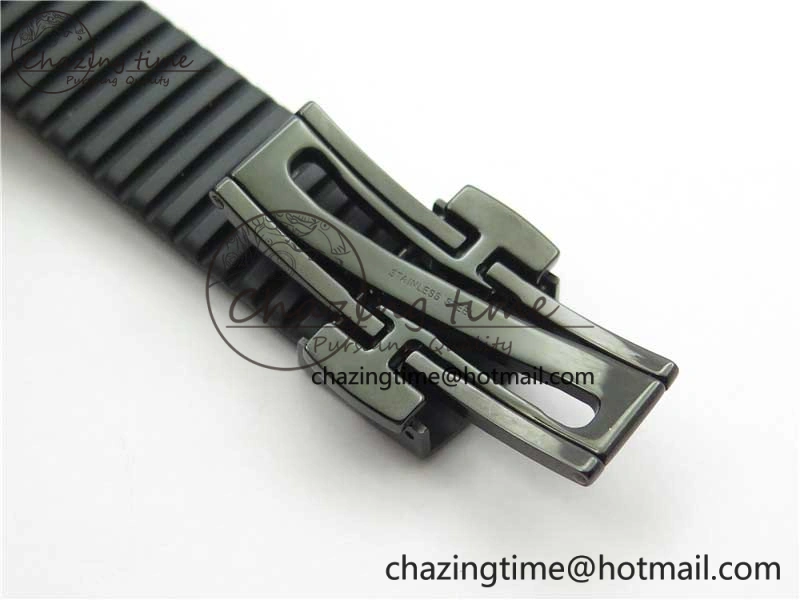 Aquanaut Black Venom DLC ZF 1:1 Best Edition Black Dial on Black Rubber Strap 324CS (Free box)