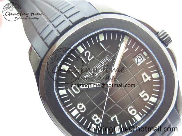 Aquanaut Black Venom DLC ZF 1:1 Best Edition Black Dial on Black Rubber Strap 324CS (Free box)