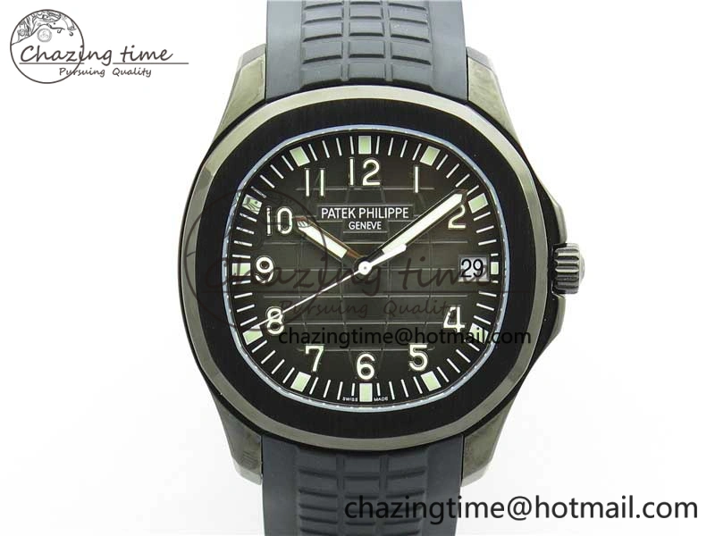 Aquanaut Black Venom DLC ZF 1:1 Best Edition Black Dial on Black Rubber Strap 324CS (Free box)