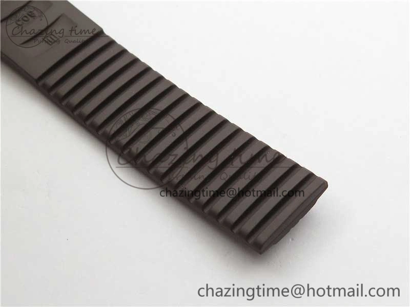 Aquanaut Black Venom DLC ZF 1:1 Best Edition Black Dial on Brown Rubber Strap 324CS (Free box)