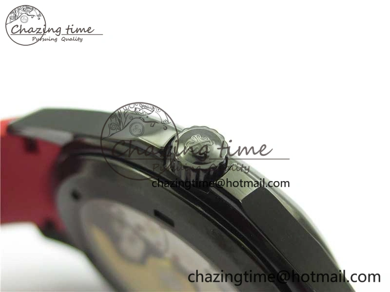 Aquanaut Black Venom DLC ZF 1:1 Best Edition Black Dial on Red Rubber Strap 324CS (Free box)
