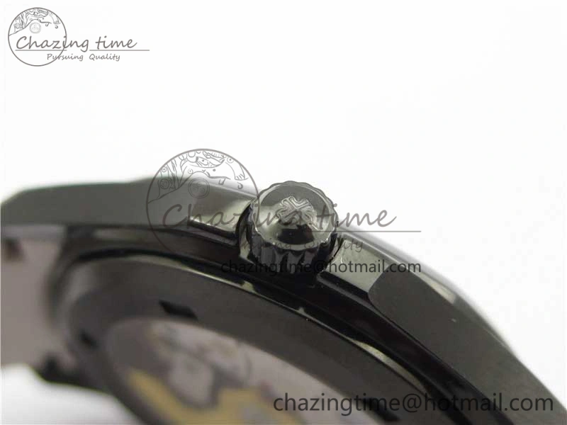Aquanaut Black Venom DLC ZF 1:1 Best Edition Black Dial on White Rubber Strap 324CS (Free box)