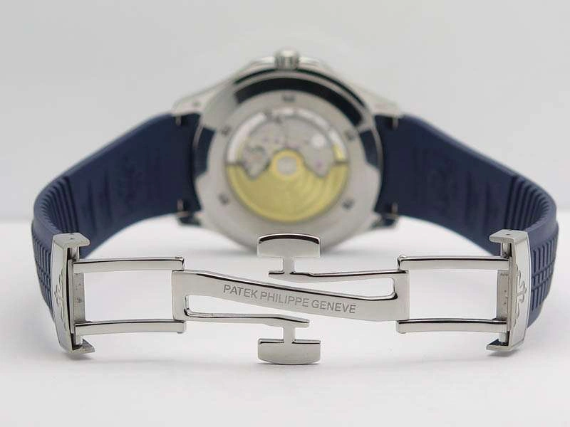 Aquanaut Jumbo 42mm SS BP Maker 1:1 Best Edition Blue Dial On Blue Rubber Strap APP324CS