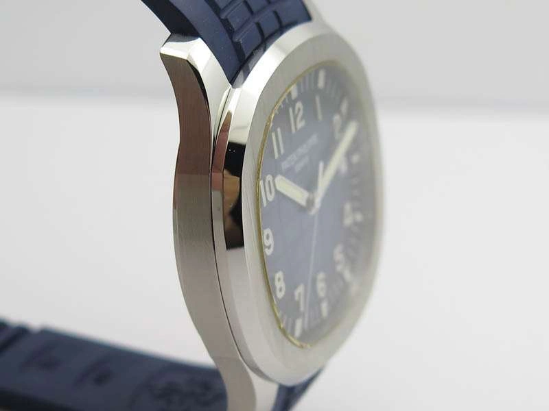 Aquanaut Jumbo 42mm SS BP Maker 1:1 Best Edition Blue Dial On Blue Rubber Strap APP324CS