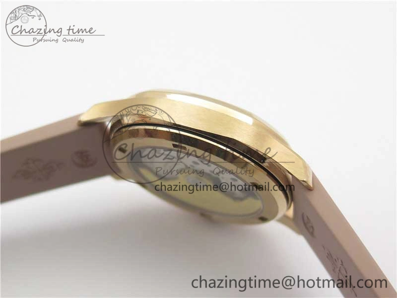 Aquanaut Jumbo 5069A RG PPF 1-1 Best Edition White MOP Dial on Rubber Strap Asian PP324CS(Free box)