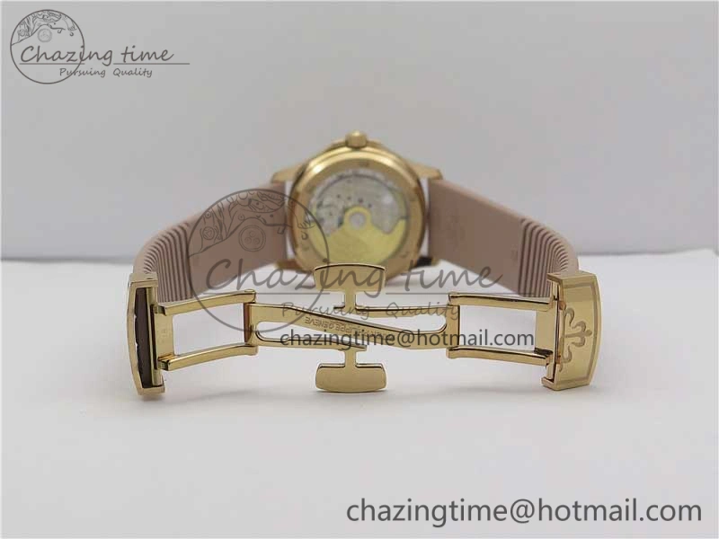 Aquanaut Jumbo 5069A RG PPF 1-1 Best Edition White MOP Dial on Rubber Strap Asian PP324CS(Free box)