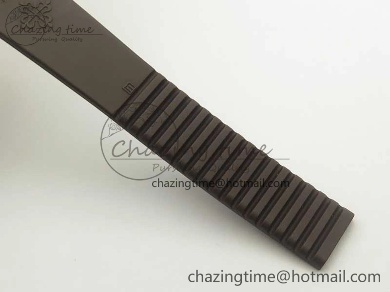 Aquanaut Jumbo 5069A RG TWF Best Edition Brown Dial Diam on Rubber Strap Asian PP324CS (Free Box)