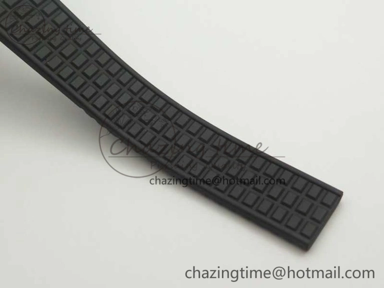 Aquanaut Jumbo 5069G SS Best Edition Black Dial On Black Rubber Strap Asian PP324CS(Free Box)