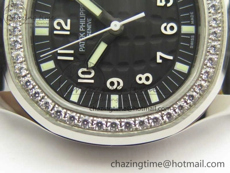 Aquanaut Jumbo 5069G SS Best Edition Black Dial On Black Rubber Strap Asian PP324CS(Free Box)