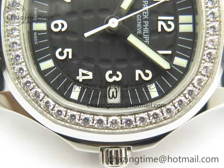 Aquanaut Jumbo 5069G SS Best Edition Black Dial On Black Rubber Strap Asian PP324CS(Free Box)