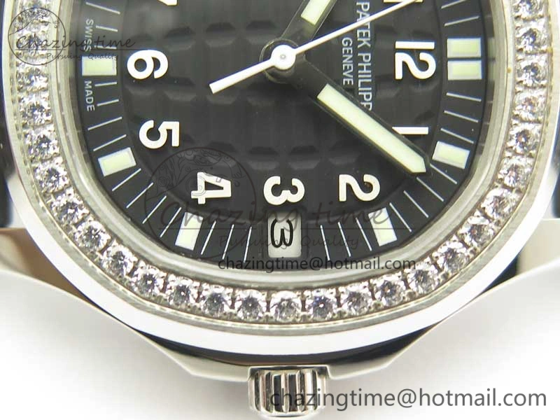 Aquanaut Jumbo 5069G SS Best Edition Black Dial On Black Rubber Strap Asian PP324CS(Free Box)