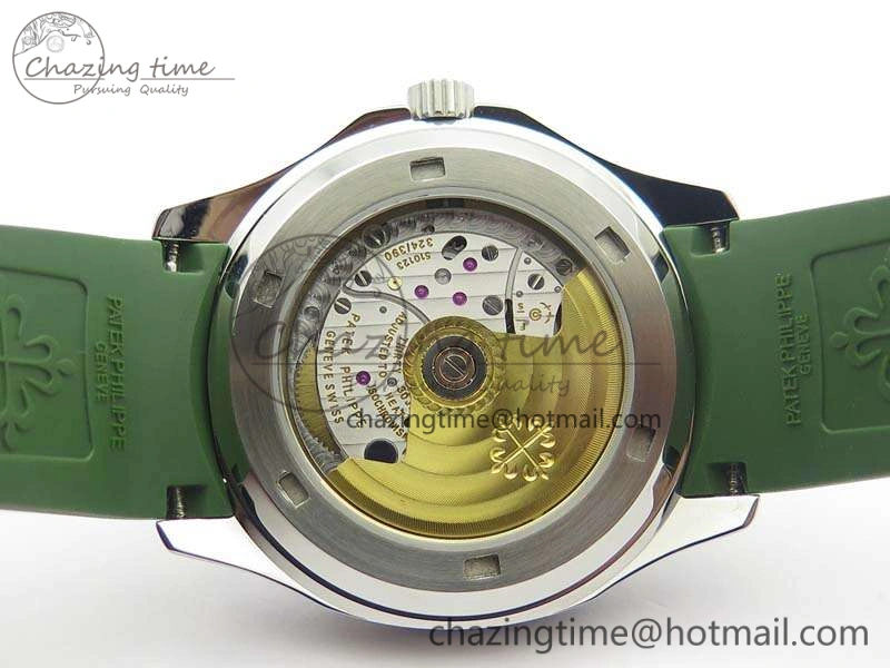 Aquanaut Jumbo MP Best Edition SS Green Dial On Green Rubber Strap PP324CS