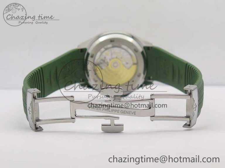Aquanaut Jumbo MP Best Edition SS Green Dial On Green Rubber Strap PP324CS