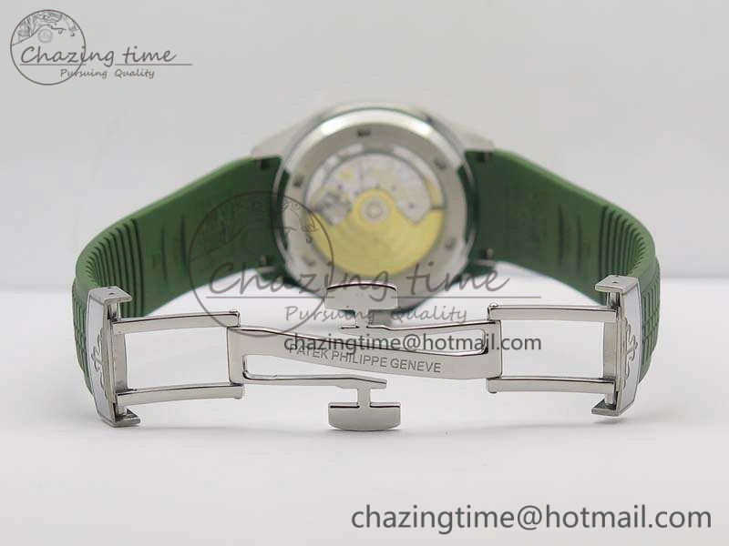 Aquanaut Jumbo MP Best Edition SS Green Dial On Green Rubber Strap PP324CS