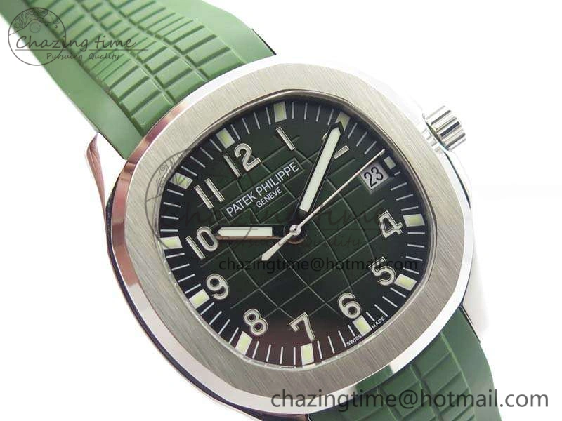 Aquanaut Jumbo MP Best Edition SS Green Dial On Green Rubber Strap PP324CS