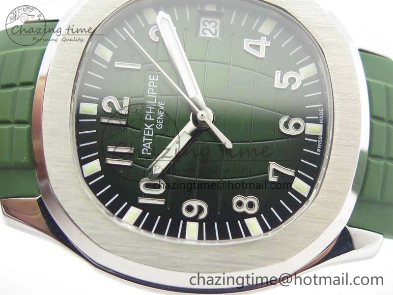 Aquanaut Jumbo MP Best Edition SS Green Dial On Green Rubber Strap PP324CS