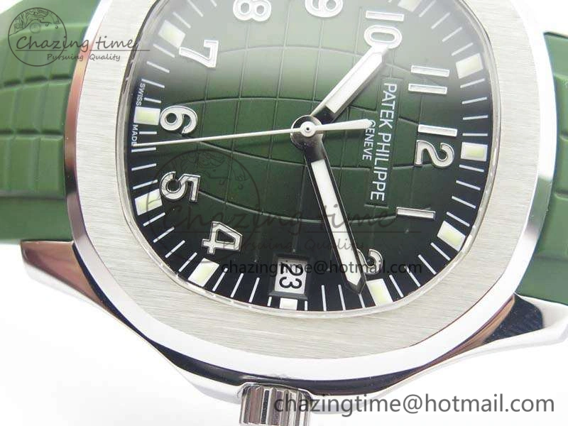 Aquanaut Jumbo MP Best Edition SS Green Dial On Green Rubber Strap PP324CS