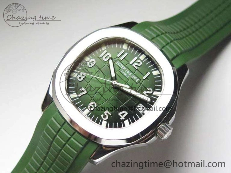 Aquanaut Jumbo MP Best Edition SS Green Dial On Green Rubber Strap PP324CS