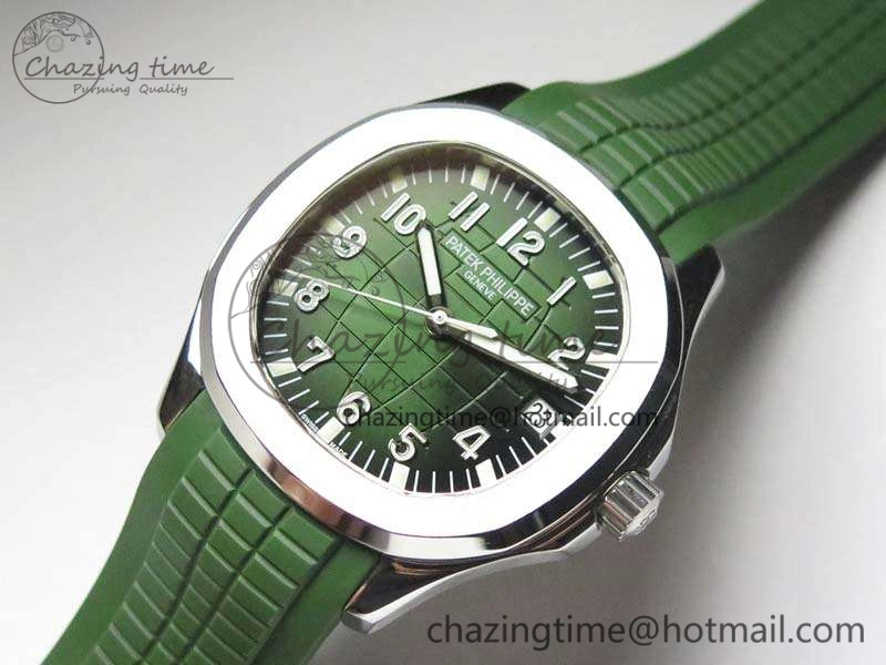 Aquanaut Jumbo MP Best Edition SS Green Dial On Green Rubber Strap PP324CS