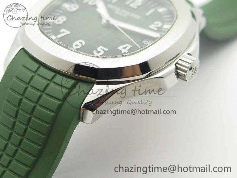 Aquanaut Jumbo MP Best Edition SS Green Dial On Green Rubber Strap PP324CS
