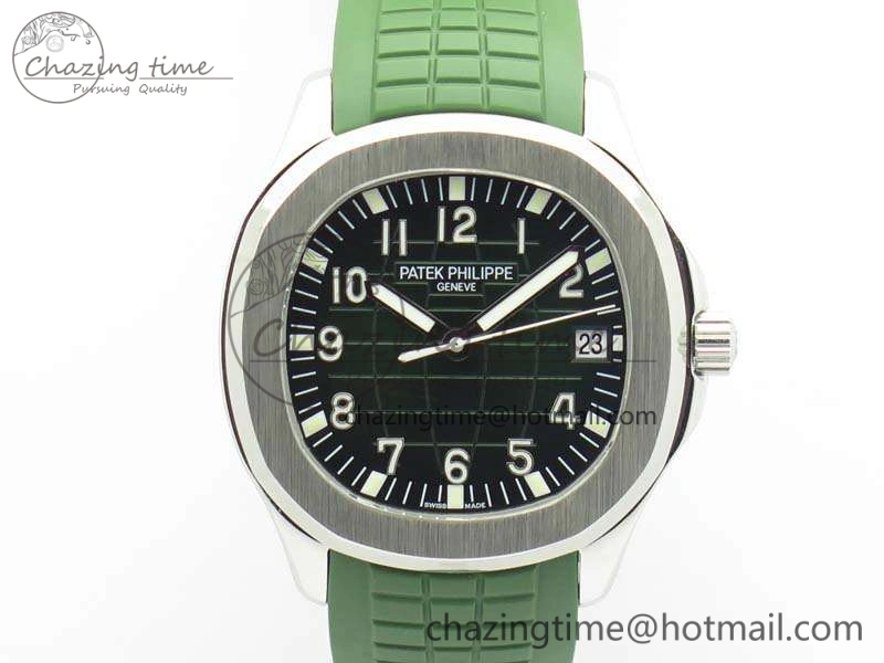 Aquanaut Jumbo MP Best Edition SS Green Dial On Green Rubber Strap PP324CS