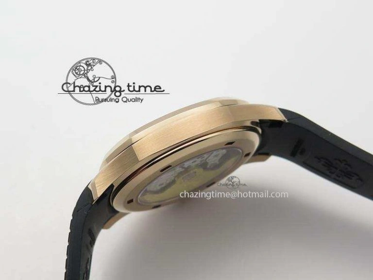 Aquanaut Jumbo RG Bp-Maker Best Edition Brown Dial On Black Rubber Strap MIYOTA 9015 PP324CS
