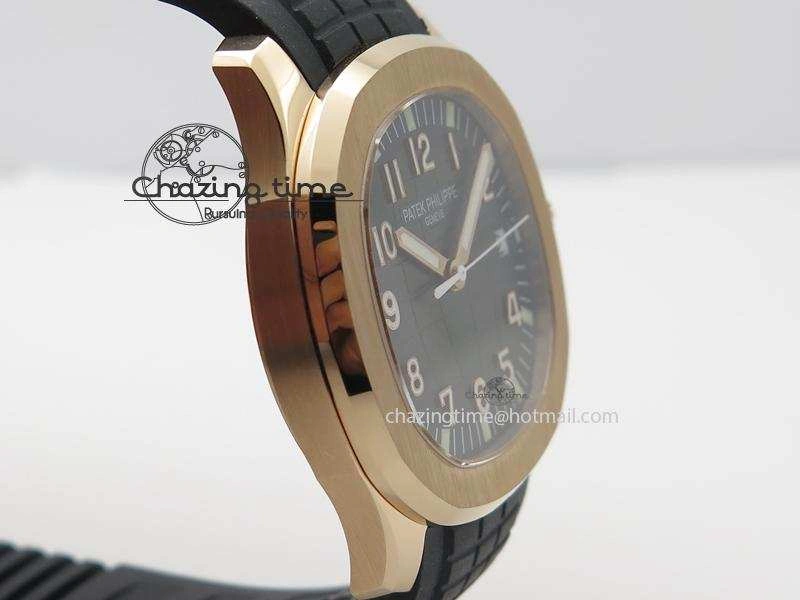 Aquanaut Jumbo RG Bp-Maker V3 Best Edition Black Dial On Black Rubber Strap MIYOTA 9015 PP324CS
