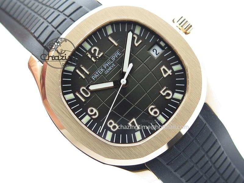 Aquanaut Jumbo RG Bp-Maker V3 Best Edition Black Dial On Black Rubber Strap MIYOTA 9015 PP324CS