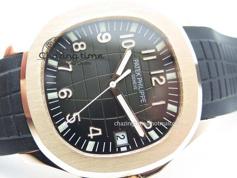Aquanaut Jumbo RG Bp-Maker V3 Best Edition Black Dial On Black Rubber Strap MIYOTA 9015 PP324CS