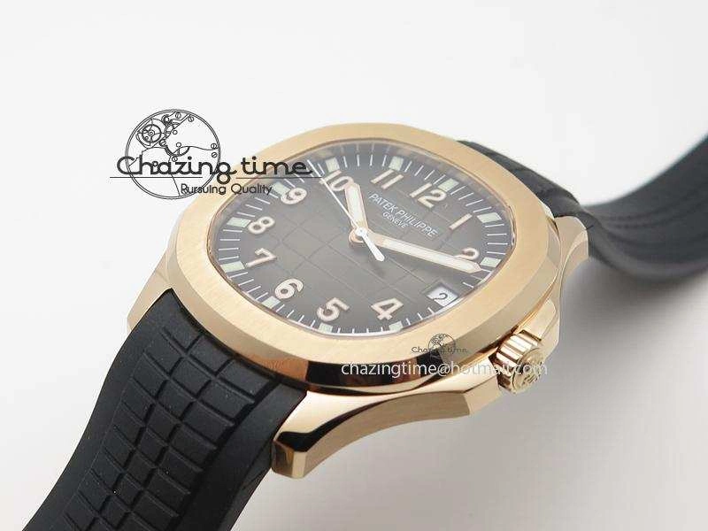 Aquanaut Jumbo RG Bp-Maker V3 Best Edition Black Dial On Black Rubber Strap MIYOTA 9015 PP324CS