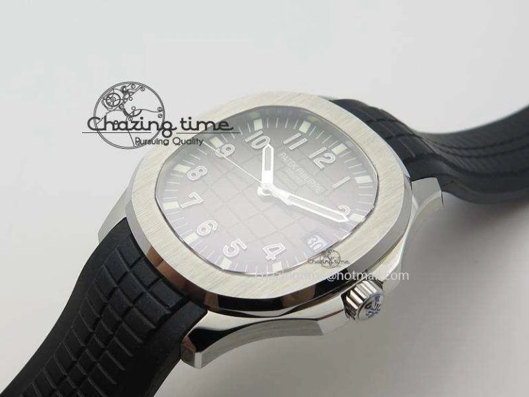 Aquanaut Jumbo SS Bp-Maker V3 Best Edition Black Dial On Black Rubber Strap MIYOTA 9015 PP324CS