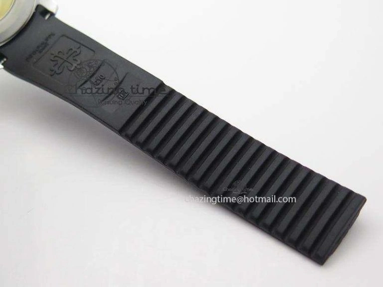 Aquanaut Jumbo SS Bp-Maker V3 Best Edition Black Dial On Black Rubber Strap MIYOTA 9015 PP324CS