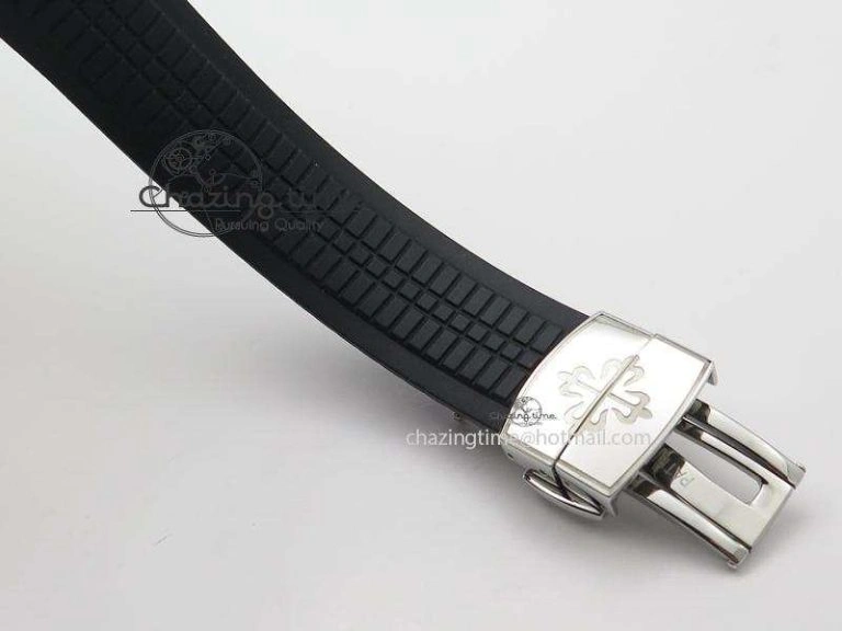Aquanaut Jumbo SS Bp-Maker V3 Best Edition Black Dial On Black Rubber Strap MIYOTA 9015 PP324CS