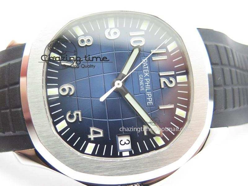 Aquanaut Jumbo SS V6 Maker Best Edition Blue Dial On Black Rubber Strap A2824