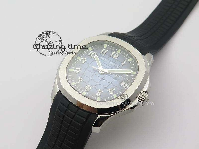 Aquanaut Jumbo SS V6 Maker Best Edition Blue Dial On Black Rubber Strap A2824