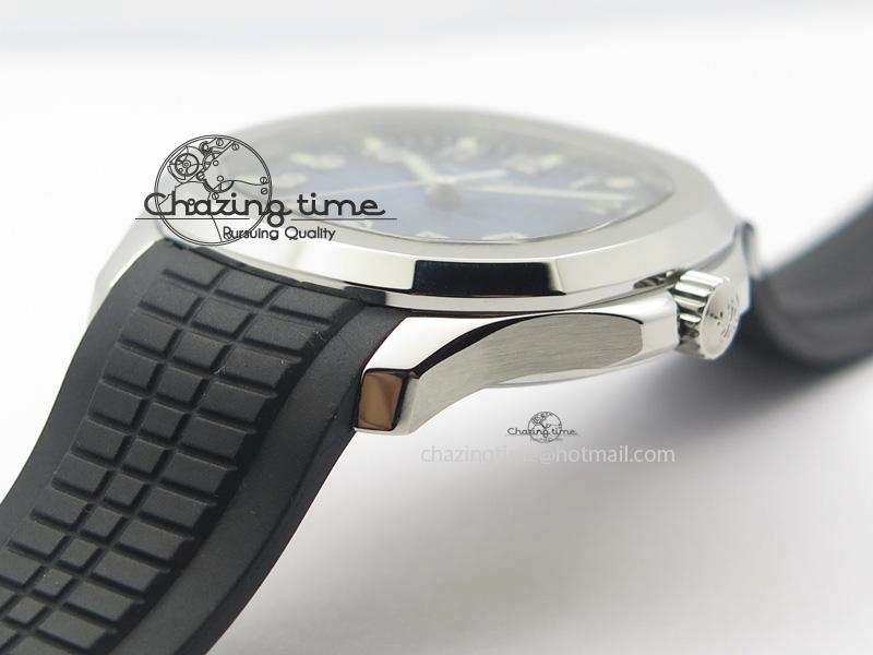 Aquanaut Jumbo SS V6 Maker Best Edition Blue Dial On Black Rubber Strap A2824