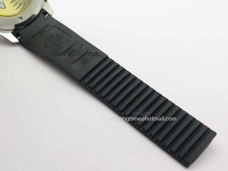 Aquanaut Jumbo SS V6 Maker Best Edition Blue Dial On Black Rubber Strap A2824