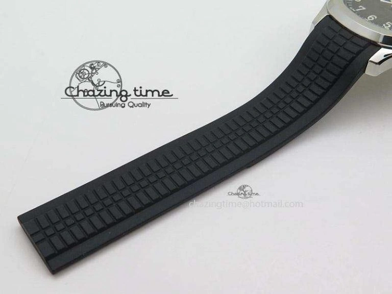 Aquanaut Jumbo V4 SS Black Dial on Black Rubber Strap Best Edition A2824