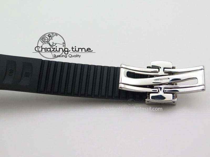 Aquanaut Jumbo V4 SS Black Dial on Black Rubber Strap Best Edition A2824