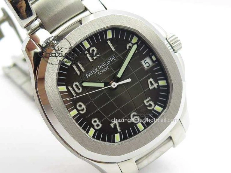 Aquanaut Jumbo V6 Best Edition SS Black Dial On SS Bracelet A2824