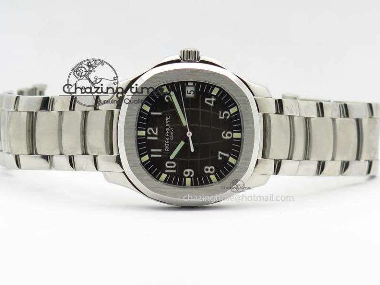 Aquanaut Jumbo V6 Best Edition SS Black Dial On SS Bracelet A2824
